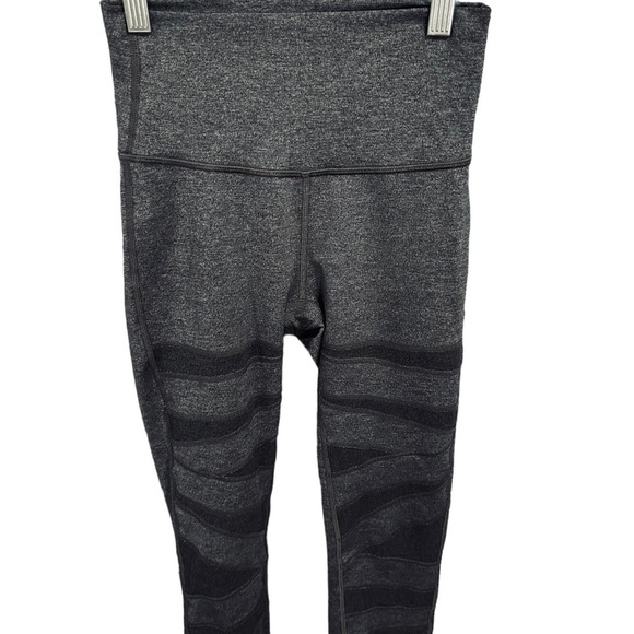 LULULEMON Wunder Under HR Tight SE Tech women’s size 4 grey black W5AWJS - Picture 4 of 8